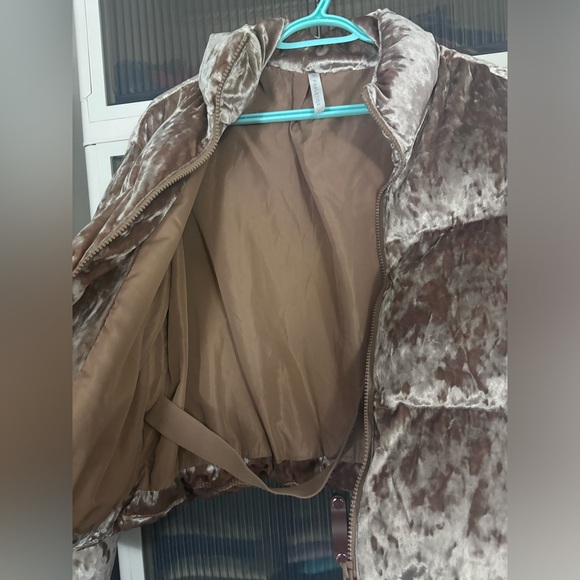 Fabletics Velvet Textured Puffer Jacket - Picture 11 of 15